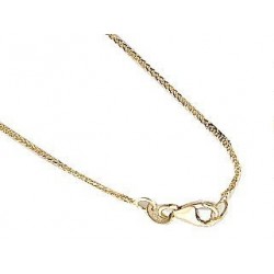 18kt geel gouden halsketting 42cm - 608571
