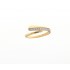 18kt Bicolor gouden ring met briljant 0.06ct - 612021