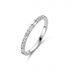 18kt witgouden ring met briljant 0.24ct - 608795