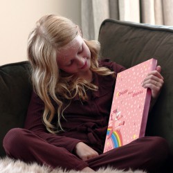 Zilveren giftbox "Sparkle like a unicorn" - 613238