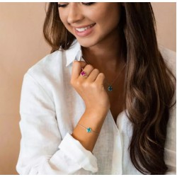 See you - 18kt geelgouden halsketting met diamant - 613294