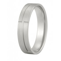 ALLER SPANNINGA zilveren trouwring - 605613
