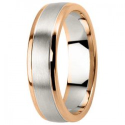 Tessina 18kt bicolore trouwring - 51622