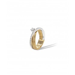 MARCO BICEGO GOA 18kt bicolor gouden ring met briljanten 0.23ct - 609719