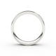 Tessina 18kt witgouden trouwring met diamant 0.07ct - 26156