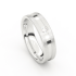 Tessina 18kt witgouden trouwring met diamant 0.07ct - 26156