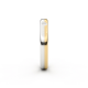 Tessina 18kt bicolore gouden trouwring met briljant 0.02ct - 26741