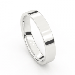 AURODESIGN 18kt witgouden trouwring - 26987