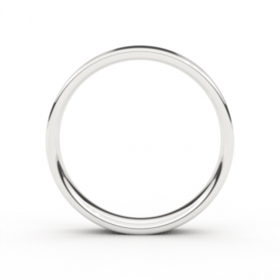 AURODESIGN 18kt witgouden trouwring - 26987