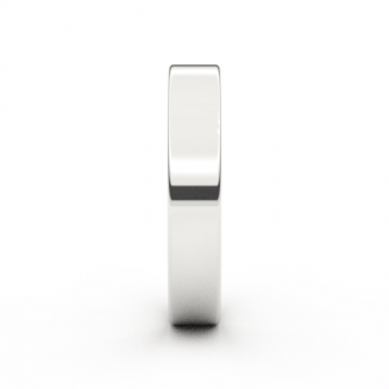 AURODESIGN 18kt witgouden trouwring - 26987