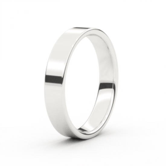 AURODESIGN 18kt witgouden trouwring - 26987