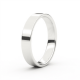 AURODESIGN 18kt witgouden trouwring - 26987