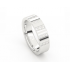 Memoire 18kt witgouden trouwring met diamant 0.27ct - 27225