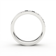 Memoire 18kt witgouden trouwring met diamant 0.27ct - 27225