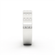 Memoire 18kt witgouden trouwring met diamant 0.27ct - 27225