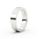 Memoire 18kt witgouden trouwring met diamant 0.27ct - 27225