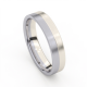 Tessina 18kt witgoud + palladium trouwring - 27234