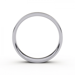 Tessina 18kt witgoud + palladium trouwring - 27234