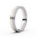 Tessina 18kt witgoud + palladium trouwring - 27234