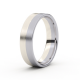 Tessina 18kt witgoud + palladium trouwring - 27235