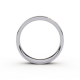 Tessina palladium + wit gouden trouwring met diamant 0.06ct - 27237