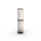 Tessina palladium + wit gouden trouwring met diamant 0.06ct - 27237
