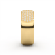 Memoire 18kt geelgouden trouwring met diamant 0.31ct - 28310
