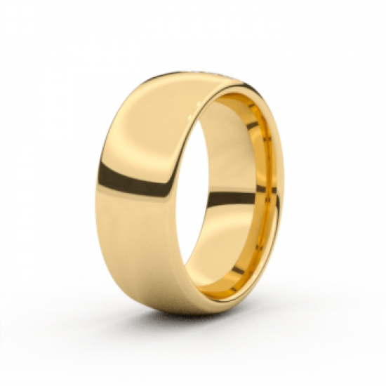 Memoire 18kt geelgouden trouwring met diamant 0.31ct - 28310