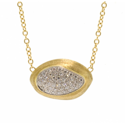MARCO BICEGO Confetti Isola  - 18kt bicolore gouden halsketting met briljant - 30537