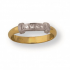 Transformatie 18kt bicolore gouden ring met diamant 0.08ct - 30890