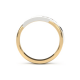 TESSINA BICOLORE GOUDEN TROUWRING MET BRILJANT 0.08ct - 31575