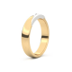 TESSINA BICOLORE GOUDEN TROUWRING MET BRILJANT 0.08ct - 31575