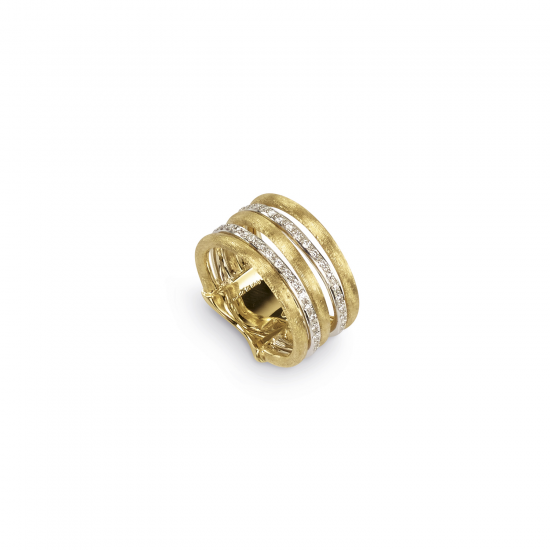 MARCO BICEGO JAIPUR LINK RING WIT GOUD (ct. 0,26) - 32233