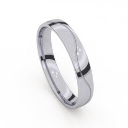 Tessina palladium trouwring - 33719
