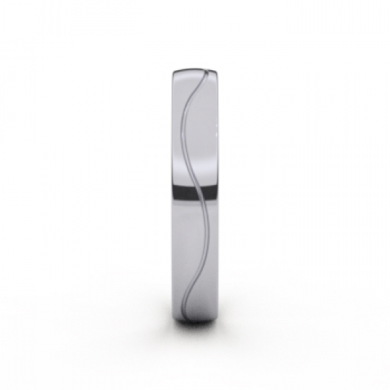 Tessina palladium trouwring - 33719