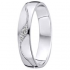 Tessina palladium trouwring met diamant 0.02ct - 33720