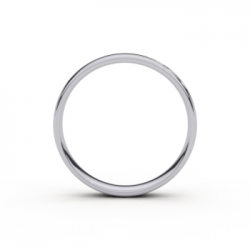 Tessina palladium trouwring met diamant 0.02ct - 33720