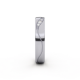 Tessina palladium trouwring met diamant 0.02ct - 33720