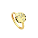 9kt gouden ring met zirconium - 34022