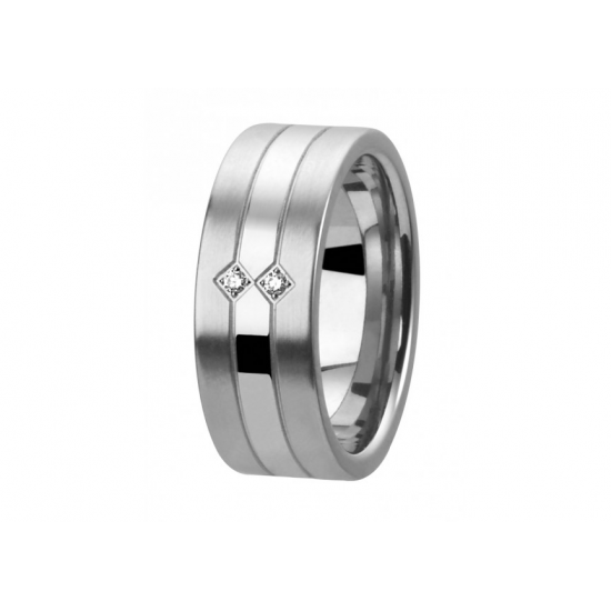 AMICI ZILVEREN RING 8mm breedte - 34067