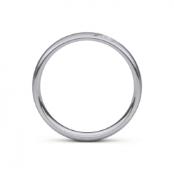 Tradition palladium trouwring met diamant 0.024ct - 4407