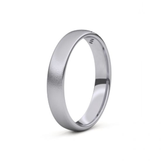 Tradition palladium trouwring met diamant 0.024ct - 4407