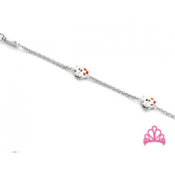 NAIOMY PRINCESS armband in zilver - 5068