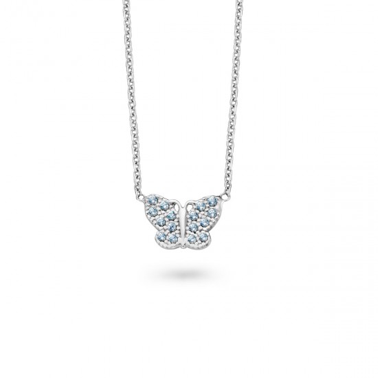 NAIOMY PRINCESS ZILVEREN KETTING - Vlinder - 5075