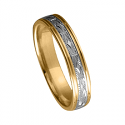Tessina 18kt bicolore trouwring - 7896
