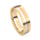 Tessina 18kt bicolore gouden trouwring - 7899