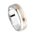 Tessina 18kt bicolore trouwring - 7902