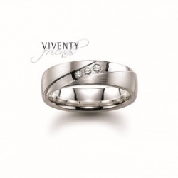 VIVENTY zilveren ring met zirconium - 7935