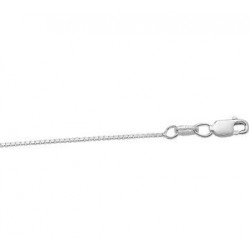 zilveren venicien ketting - gerhodieerd - 50cm - 7994