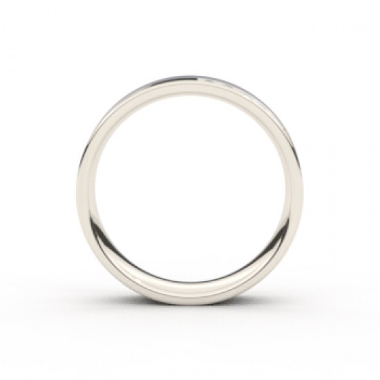 Tessina 18kt witgoud + palladium met diamant 0.075ct - 8353